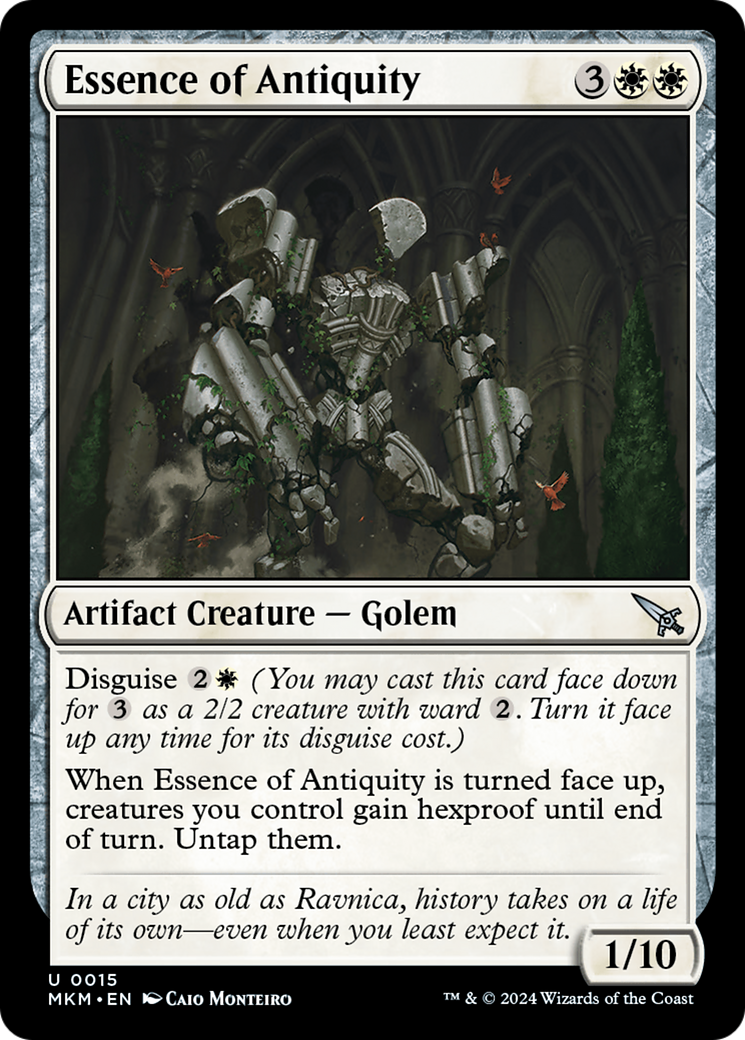 Essence of Antiquity (MKM-015) [Murders at Karlov Manor] Foil MTG Single Wizards of the Coast