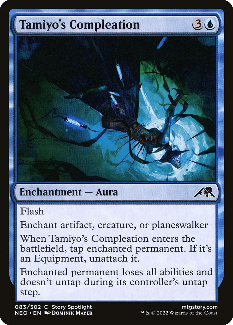 Tamiyo's Compleation (NEO-083) [Kamigawa: Neon Dynasty] MTG Single Wizards of the Coast