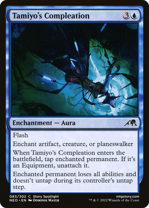 Tamiyo's Compleation (NEO-083) [Kamigawa: Neon Dynasty] MTG Single Wizards of the Coast
