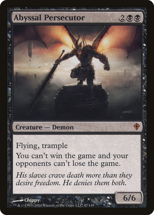 Abyssal Persecutor [Worldwake] MTG Single Magic: The Gathering