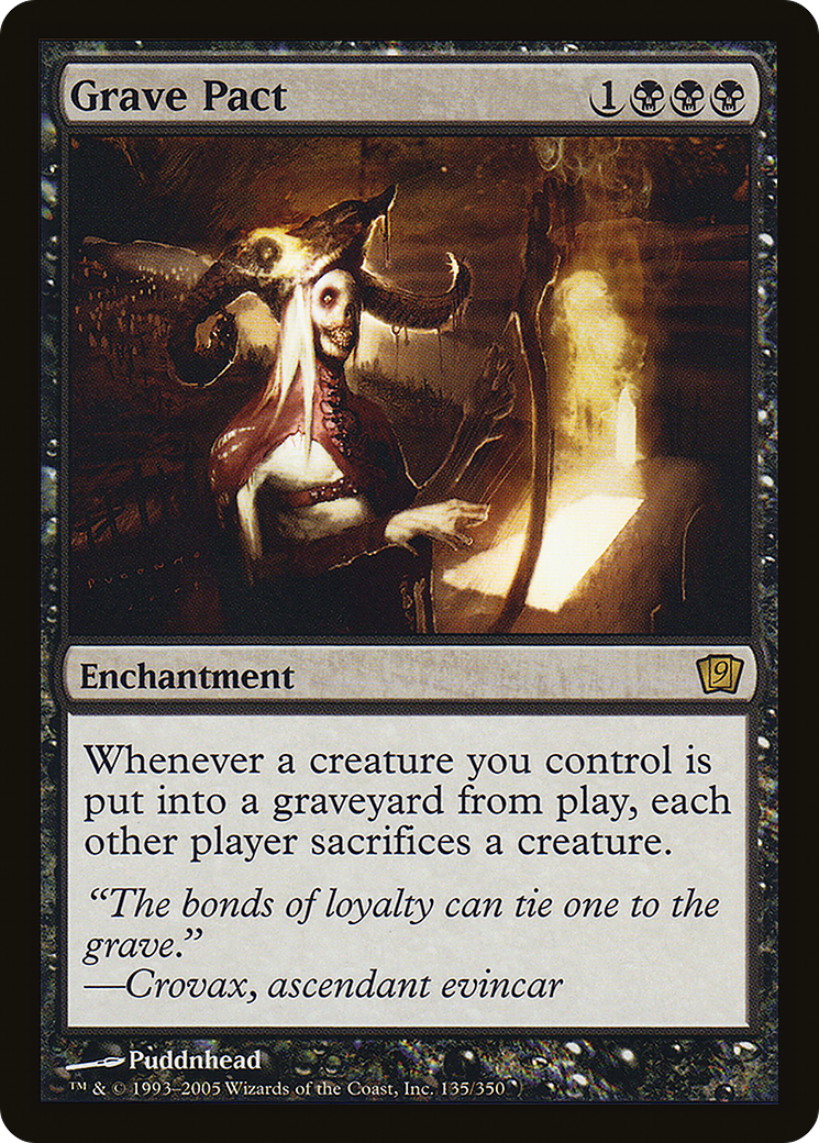 Grave Pact (9ED-135) [9th Edition] MTG Single Wizards of the Coast