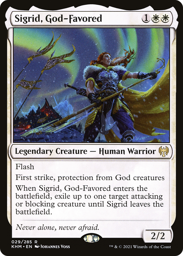 Sigrid, God-Favored (KHM-029) [Kaldheim] MTG Single Wizards of the Coast
