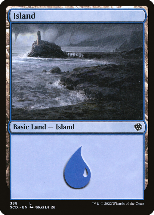 Island (SCD-338) [Starter Commander Decks] MTG Single Wizards of the Coast