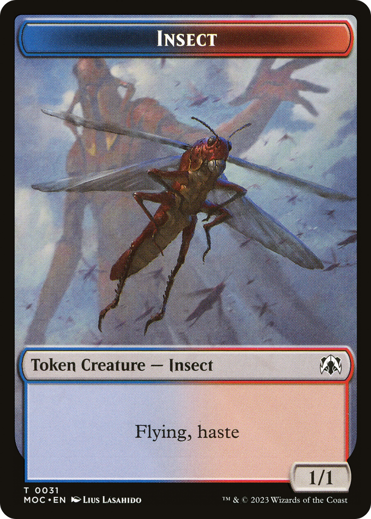 Insect (TMOC-031) [Tokens] March of the Machine Commander Tokens MTG Single Wizards of the Coast