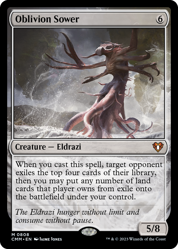 Oblivion Sower (CMM-808) [Commander Masters] MTG Single Wizards of the Coast