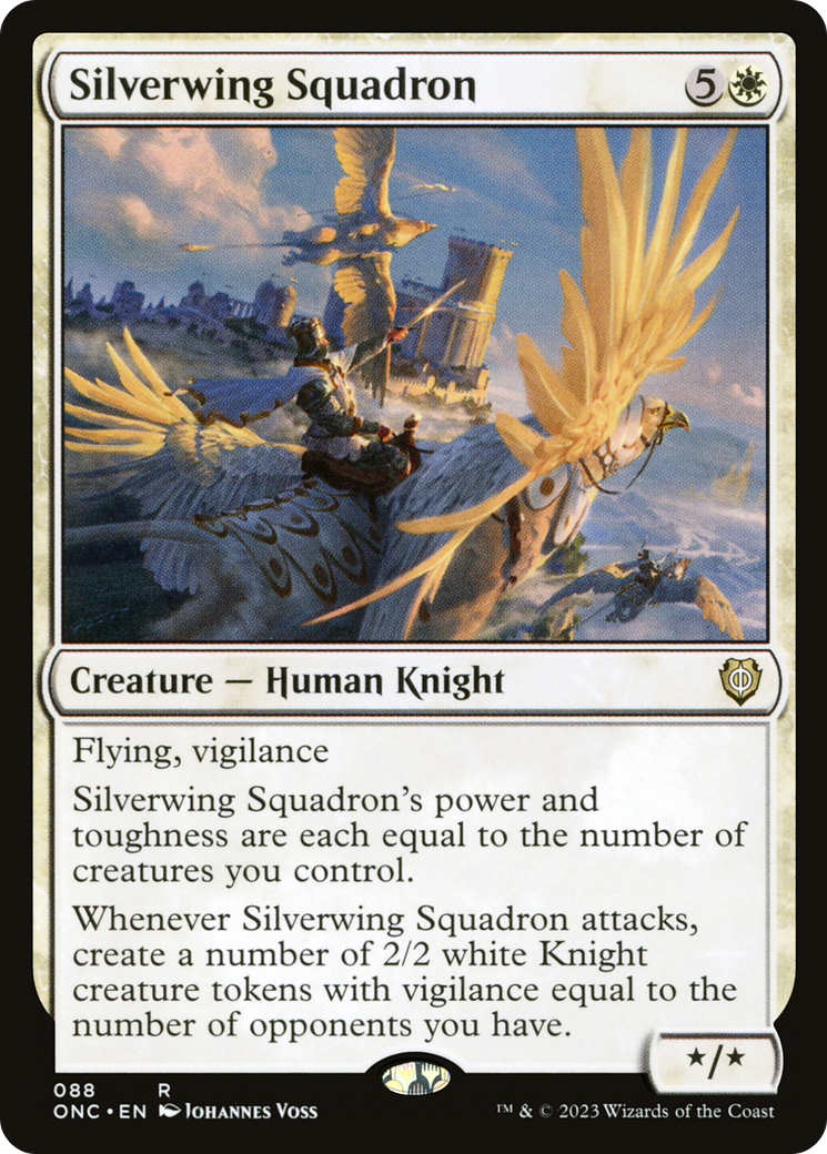 Silverwing Squadron (ONC-088) [Phyrexia: All Will Be One Commander] MTG Single Wizards of the Coast