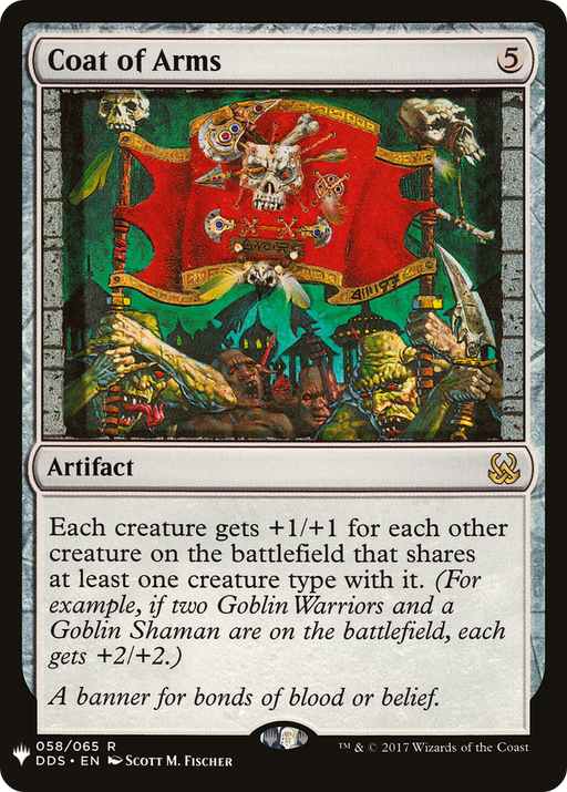 Coat of Arms (LIST-058) [Mystery Booster] The List MTG Single Wizards of the Coast
