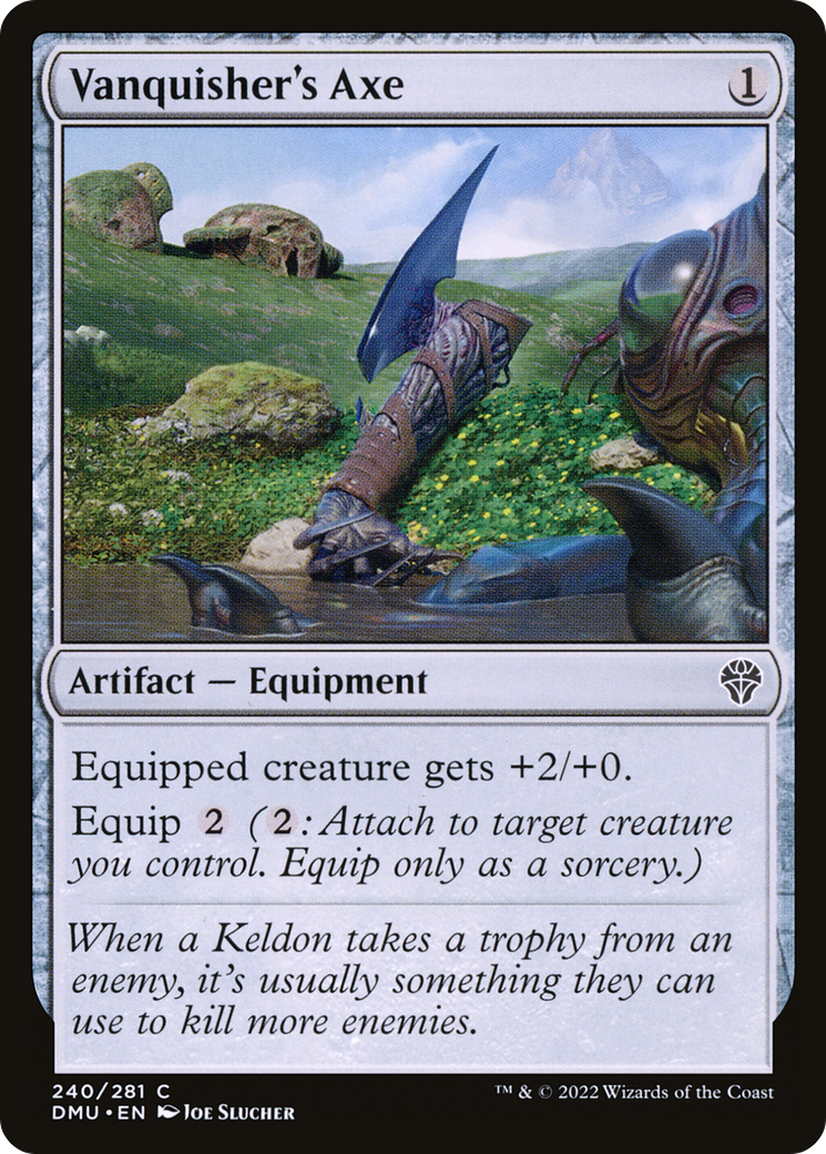 Vanquisher's Axe (DMU-240) [Dominaria United] Foil MTG Single Wizards of the Coast