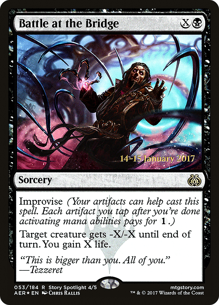 Battle at the Bridge (PRE-053) [Aether Revolt Promos] Foil MTG Single Wizards of the Coast