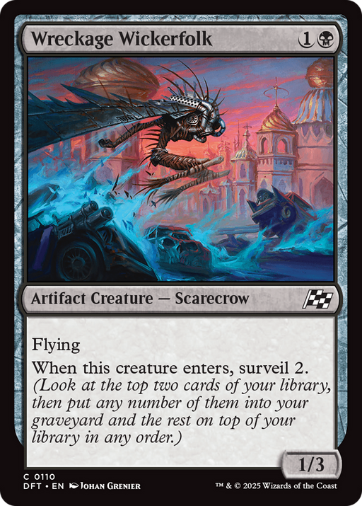 Wreckage Wickerfolk (DFT-110) [Aetherdrift] MTG Single Wizards of the Coast