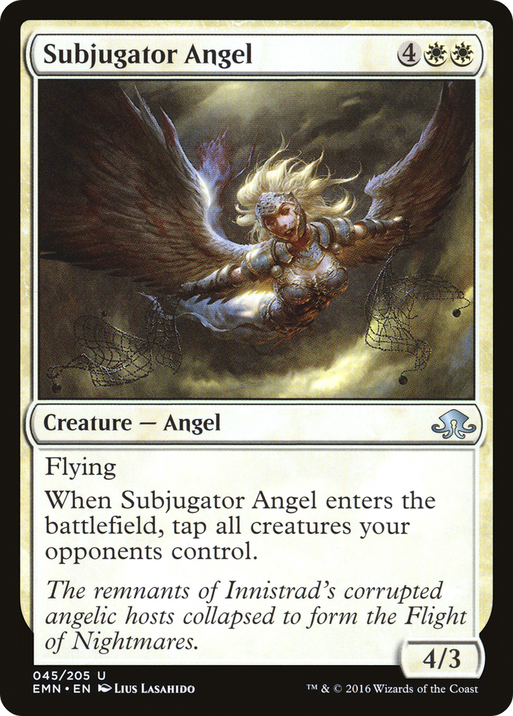Subjugator Angel (EMN-045) [Eldritch Moon] MTG Single Wizards of the Coast