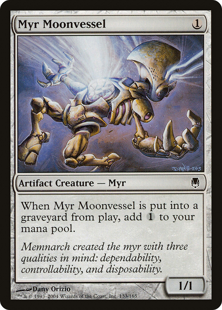 Myr Moonvessel (DST-133) [Darksteel] Foil MTG Single Wizards of the Coast