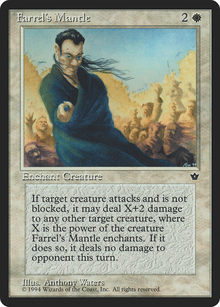 Farrel's Mantle (FEM-002) [Fallen Empires] MTG Single Wizards of the Coast