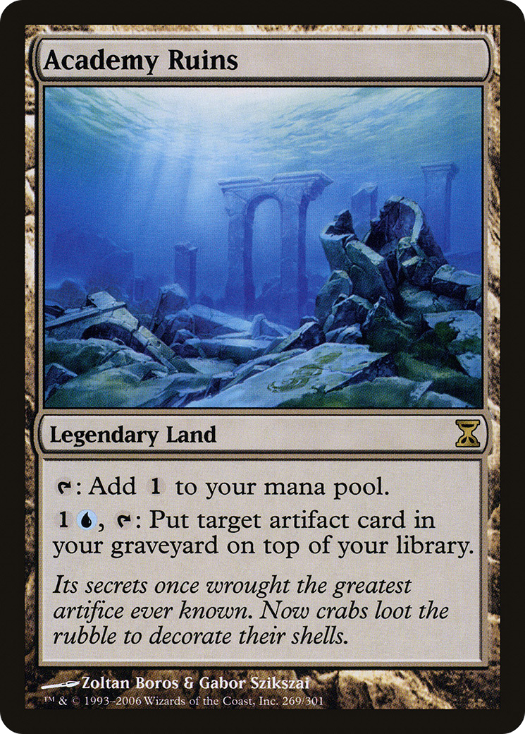 Academy Ruins (TSP-269) [Time Spiral] Foil MTG Single Wizards of the Coast