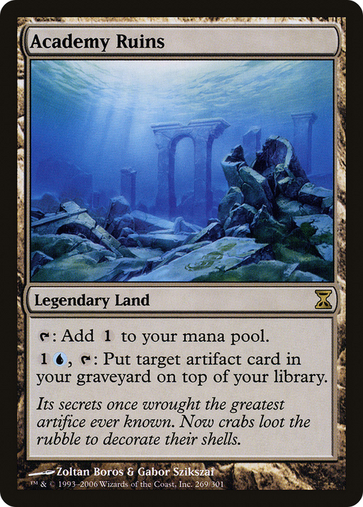 Academy Ruins (TSP-269) [Time Spiral] Foil MTG Single Wizards of the Coast