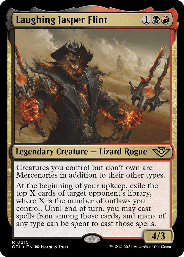 Laughing Jasper Flint (OTJ-215) [Outlaws of Thunder Junction] MTG Single Wizards of the Coast