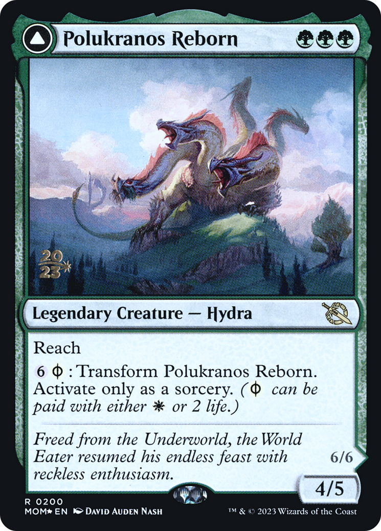 Polukranos Reborn (PRE-200) [March of the Machine Promos] Foil MTG Single Wizards of the Coast