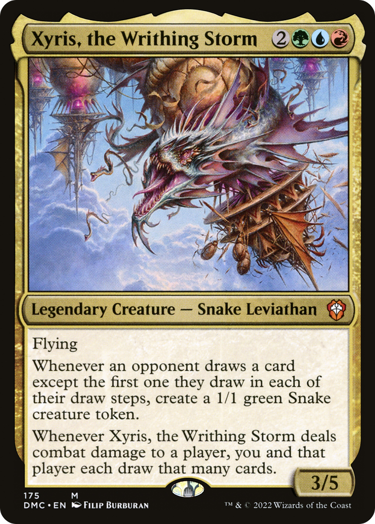 Xyris, the Writhing Storm [Dominaria United Commander] MTG Single Magic: The Gathering