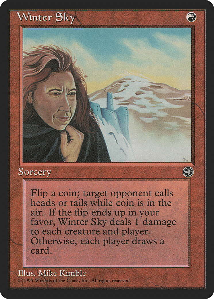 Winter Sky (HML-) [Homelands] MTG Single Wizards of the Coast