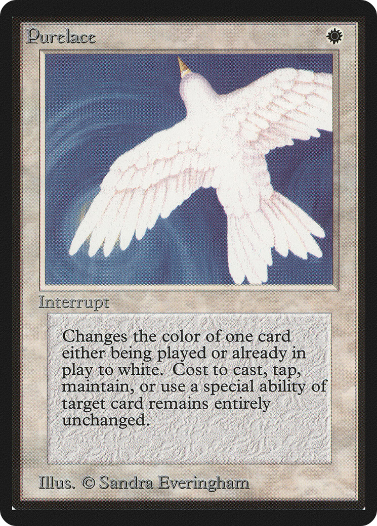 Purelace (LEB-) [Oldschool] Limited Edition Beta MTG Single Wizards of the Coast