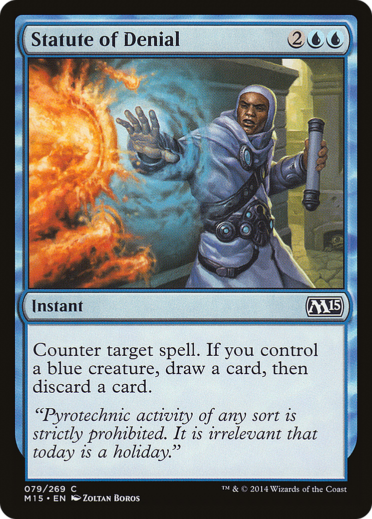 Statute of Denial (M15-079) [Magic 2015] MTG Single Wizards of the Coast