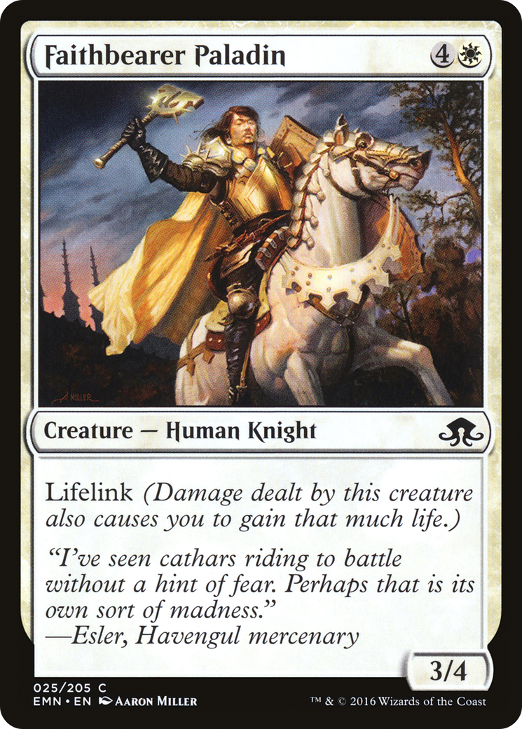 Faithbearer Paladin (EMN-025) [Eldritch Moon] MTG Single Wizards of the Coast
