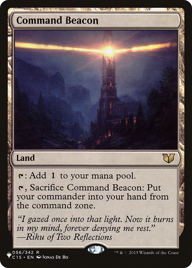 Command Beacon (LIST-056/342) [Mystery Booster] The List MTG Single Wizards of the Coast