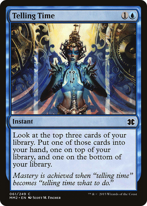Telling Time (MM2-061) [Modern Masters 2015] Foil MTG Single Modern Masters 2015