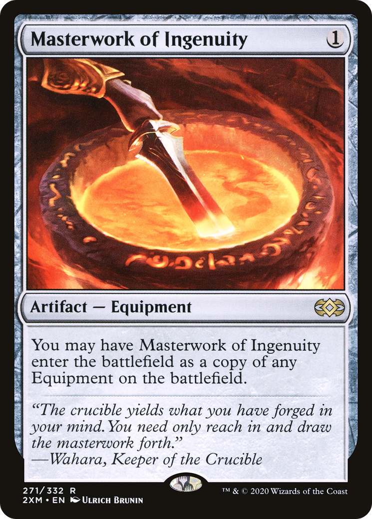 Masterwork of Ingenuity (2XM-271) [Double Masters] MTG Single Wizards of the Coast
