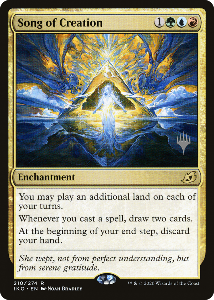 Song of Creation (PPIKO-210P) [Ikoria: Lair of Behemoths Promos] MTG Single Wizards of the Coast