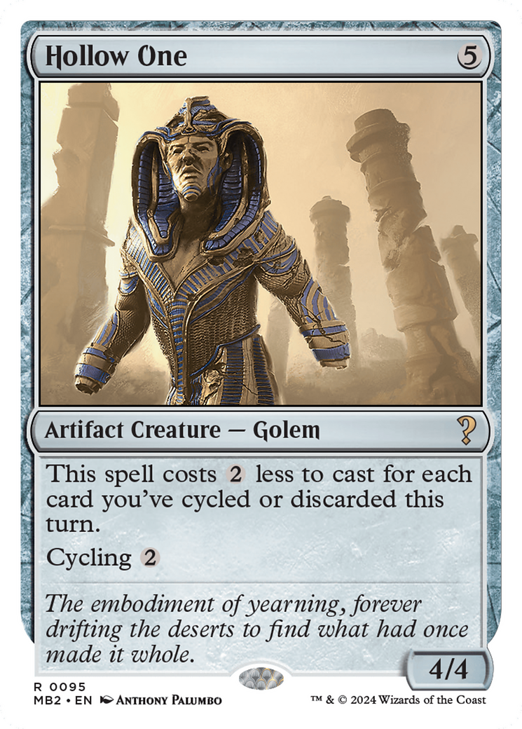 Hollow One (White Border) (MB2-095) [Mystery Booster] Mystery Booster 2 MTG Single Wizards of the Coast