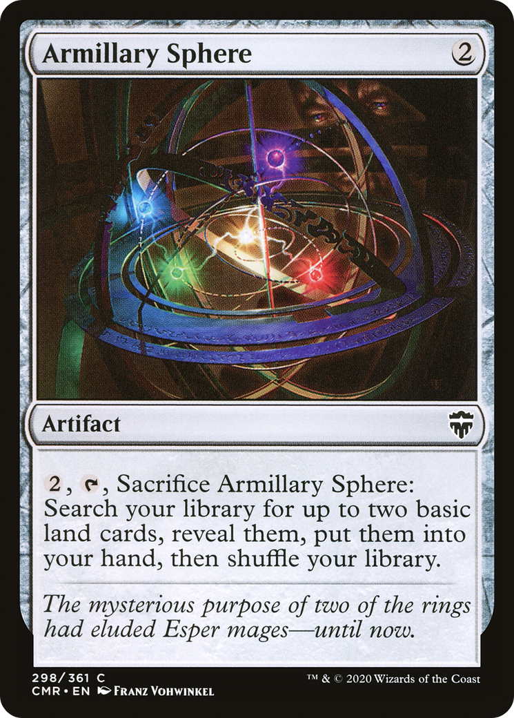 Armillary Sphere (CMR-298) [Commander Legends] MTG Single Wizards of the Coast