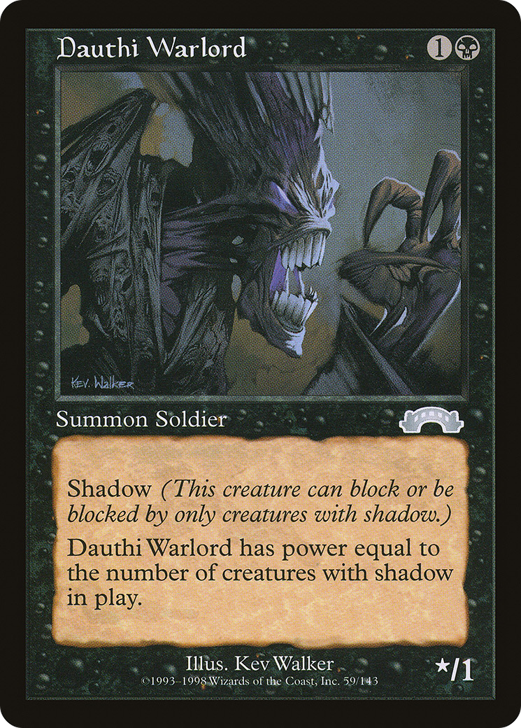 Dauthi Warlord (EXO-059) [Exodus] MTG Single Wizards of the Coast