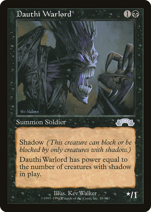 Dauthi Warlord (EXO-059) [Exodus] MTG Single Wizards of the Coast