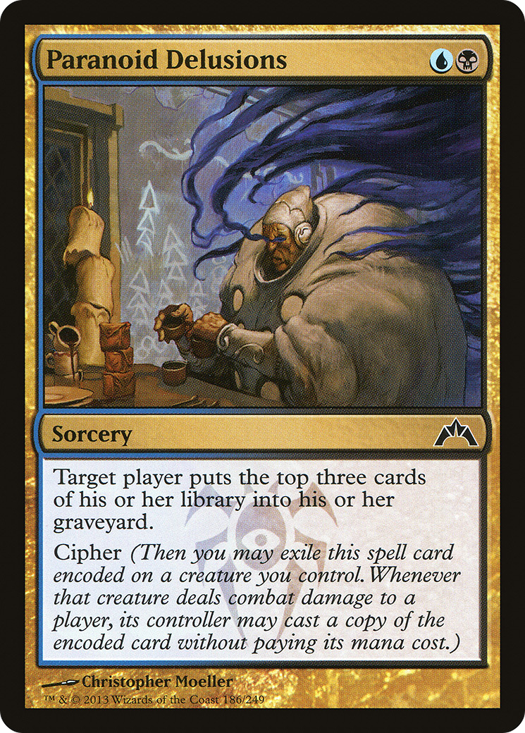 Paranoid Delusions (GTC-186) [Gatecrash] Foil MTG Single Wizards of the Coast