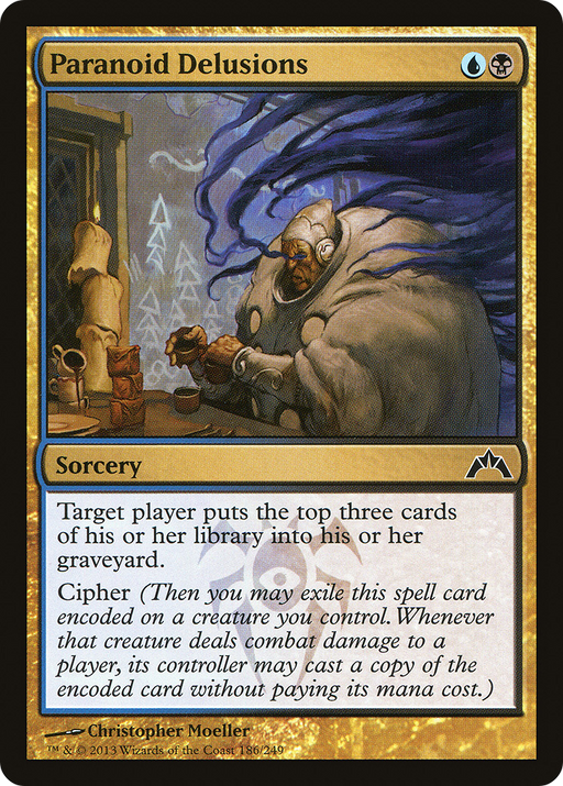 Paranoid Delusions (GTC-186) [Gatecrash] Foil MTG Single Wizards of the Coast