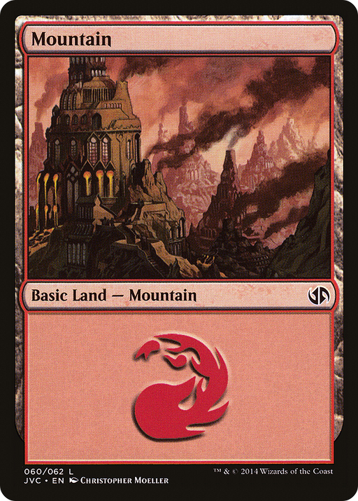 Mountain (DD3-060) [Misc] Duel Decks Anthology: Jace vs. Chandra MTG Single Wizards of the Coast