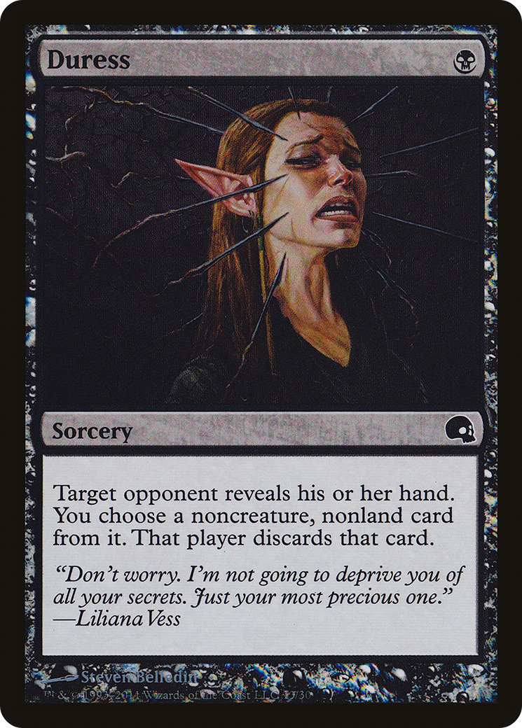 Duress (GRV-013) [Misc] Premium Deck Series: Graveborn Foil MTG Single Wizards of the Coast