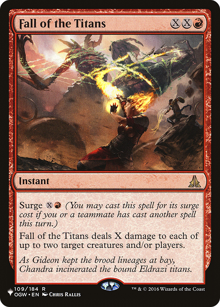 Fall of the Titans (LIST-109/184) [Mystery Booster] The List MTG Single Wizards of the Coast