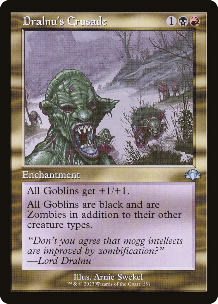 Dralnu's Crusade (DMR-357) [Dominaria Remastered] Foil MTG Single Wizards of the Coast