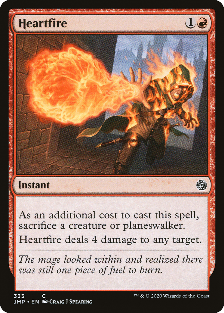 Heartfire (JMP-333) [Jumpstart] MTG Single Wizards of the Coast