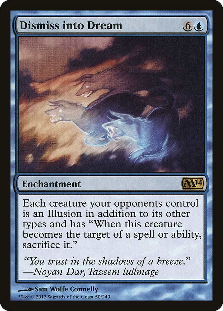 Dismiss into Dream (M14-050) [Magic 2014] MTG Single Wizards of the Coast