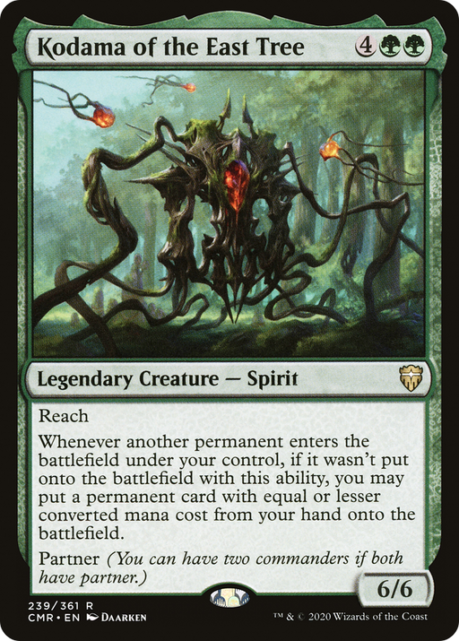 Kodama of the East Tree (CMR-239) [Commander Legends] MTG Single Wizards of the Coast