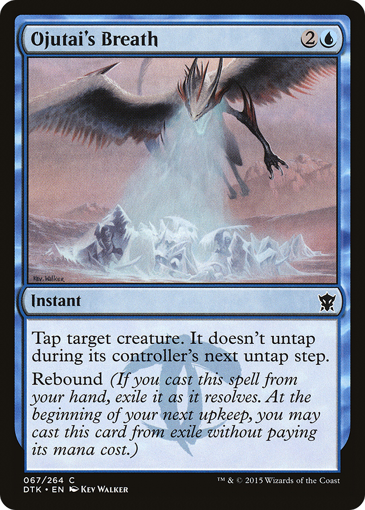 Ojutai's Breath (DTK-067) [Dragons of Tarkir] Foil MTG Single Wizards of the Coast