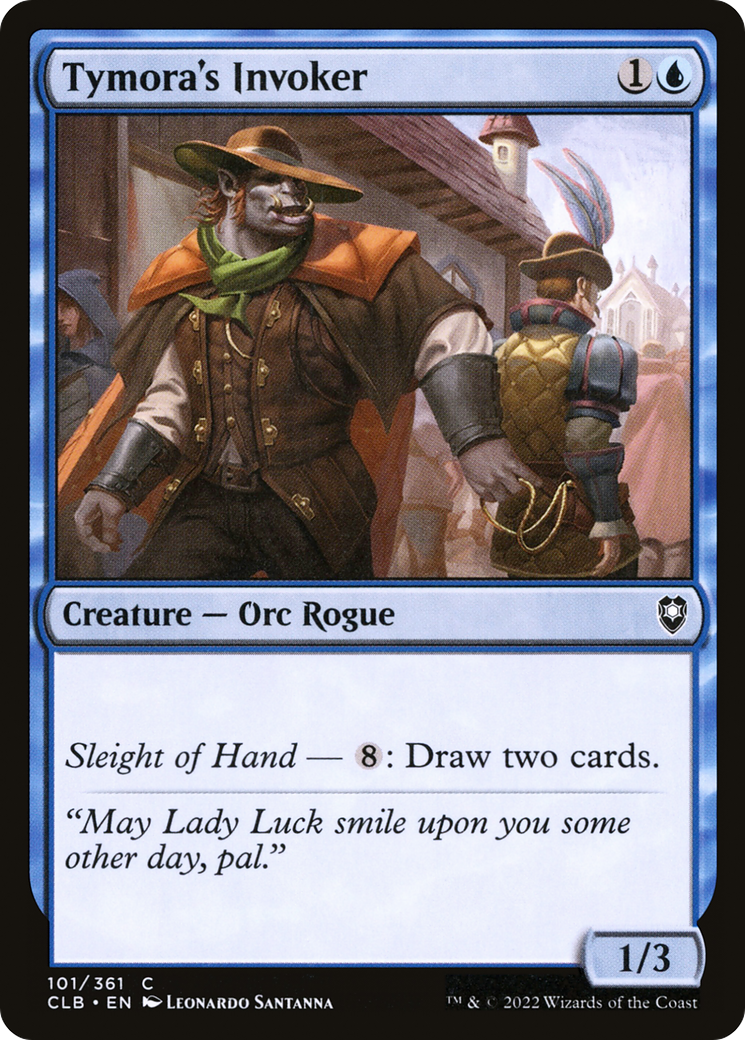 Tymora's Invoker (CLB-101) [Commander Legends: Battle for Baldur's Gate] MTG Single Wizards of the Coast