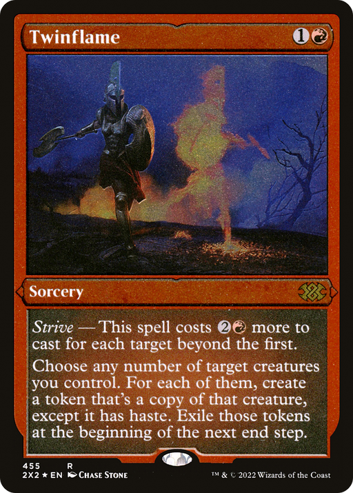 Twinflame (Foil Etched) (2X2-455) [Double Masters 2022] Foil MTG Single Wizards of the Coast