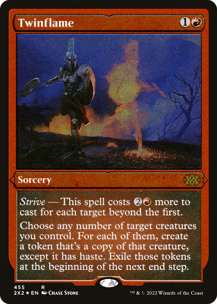 Twinflame (Foil Etched) (2X2-455) [Double Masters 2022] Foil MTG Single Wizards of the Coast