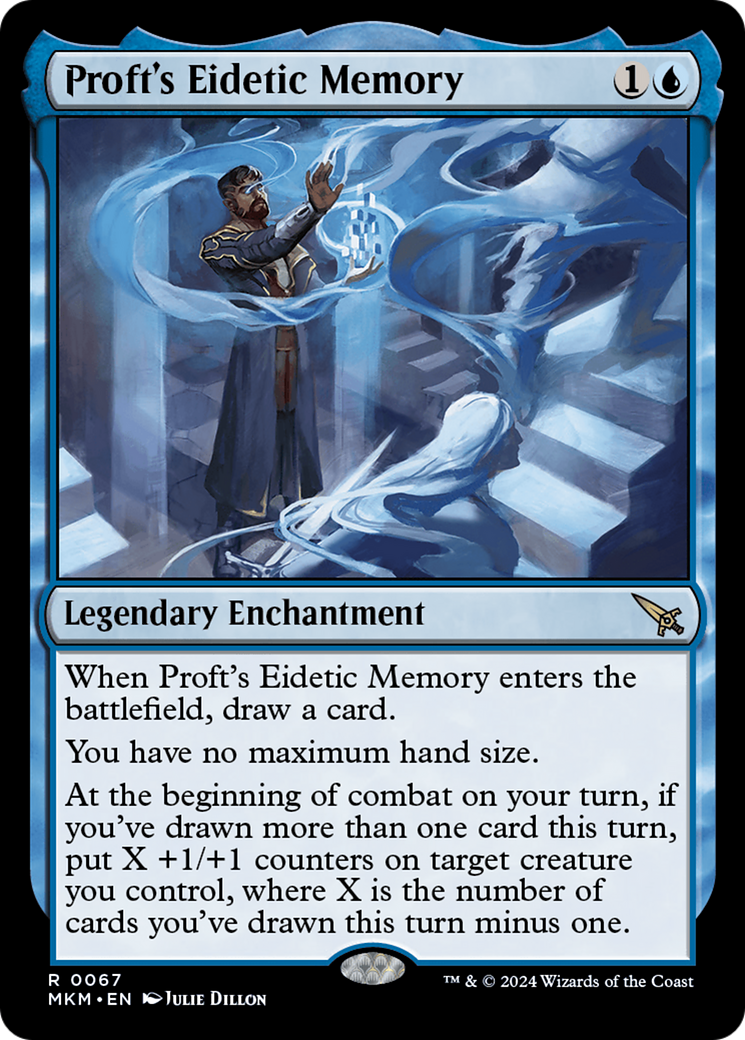 Proft's Eidetic Memory (MKM-067) [Murders at Karlov Manor] MTG Single Wizards of the Coast