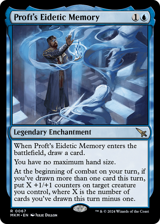 Proft's Eidetic Memory (MKM-067) [Murders at Karlov Manor] MTG Single Wizards of the Coast