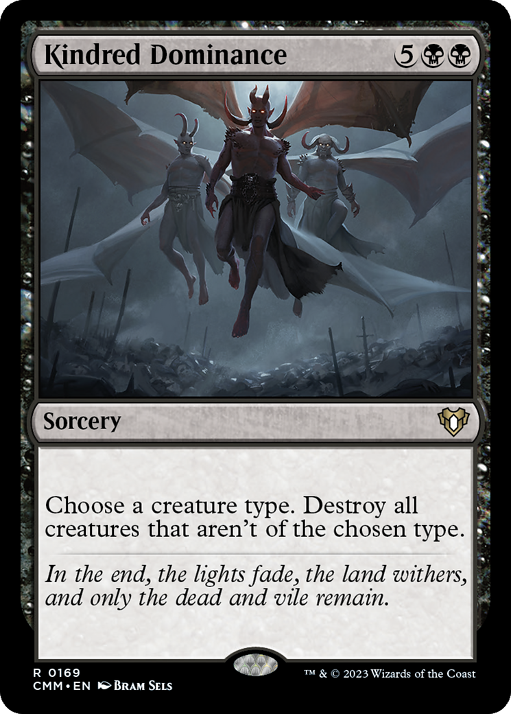 Kindred Dominance (CMM-169) [Commander Masters] MTG Single Wizards of the Coast